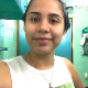 A pretty, Hispanic girl takes a shit and a piss while sitting on a toilet. Some visible poop action can be seen below her ass with an audible splash. She rinses her ass with a cup of water when done. Over 8 minutes.